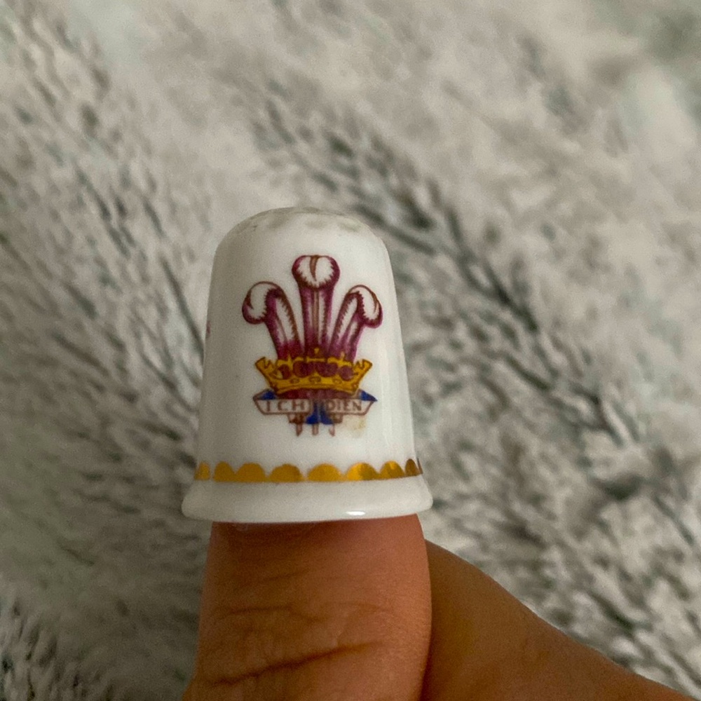 RARE Princess Diana Collectible sewing Thimble